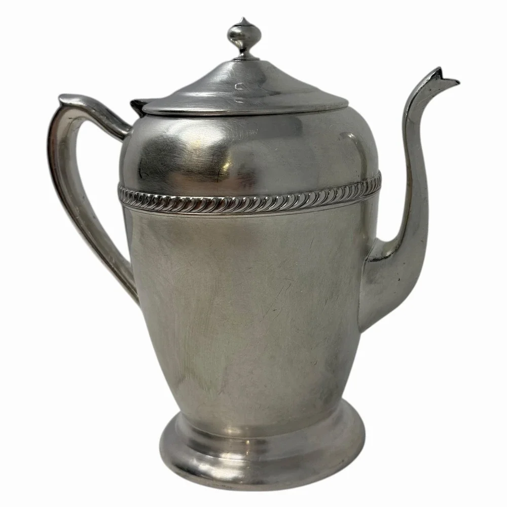 1883 FB Rogers Silver Co Silver on Copper Teapot #2310‎